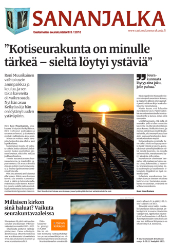 Sananjalka 3 / 2018 kansi