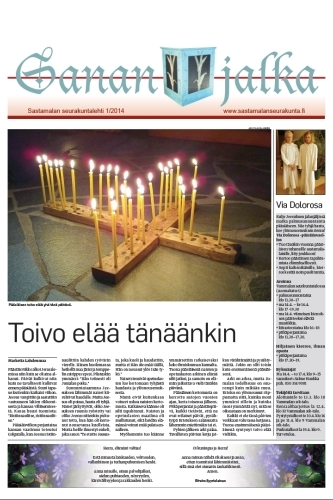 Sananjalka 1 / 2014 kansi