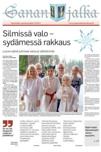 Sananjalka 4 / 2013 kansi